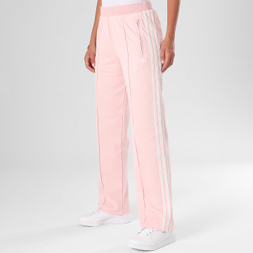 Adidas Originals - Pantalone Jogger Con Bande Donna Knitted TP KD4315 Rosa Bianco