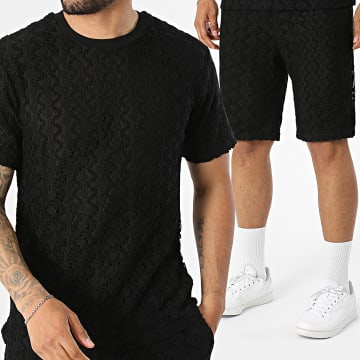 Fusional - Ensemble Tee Shirt Et Short A01 Noir