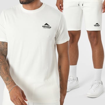 Helvetica - Tracksuit T-Shirts And Jogger Shorts Freddy 40 Light Beige
