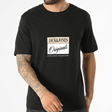 Jack And Jones - Camiseta Hyeres Front Negro