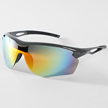 Jack And Jones - Occhiali da Sole Run Grigio Giallo Iridescente
