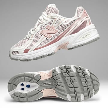 New Balance - Sapatilhas Femininas 740 U74078Z Branco Rosa