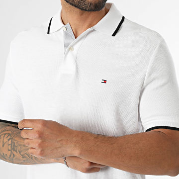 Tommy Hilfiger - Polo Kurzarm Regular Fit Circulose Pique 5097 Weiß