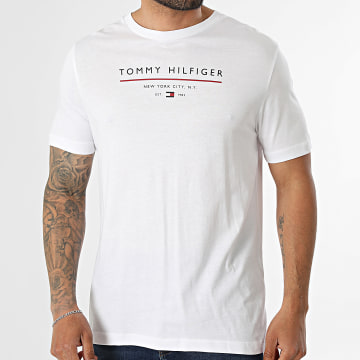 Tommy Hilfiger - T-Shirt Regular Fit Brand Love New Rwb 4359 Weiß