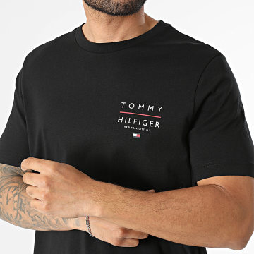 Tommy Hilfiger - T-Shirt Regular Fit Brand Love Left Chest 4361 Schwarz