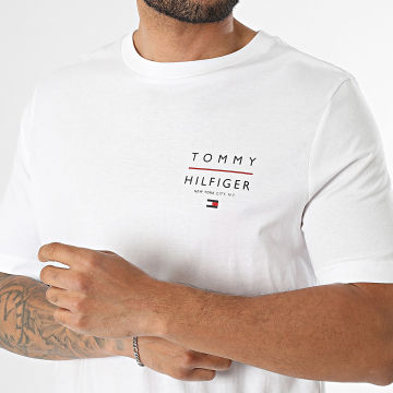 Tommy Hilfiger - T-Shirt Regular Fit Brand Love Left Chest 4361 Weiß