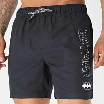 Batman - Short De Bain Outline Logo Noir Blanc