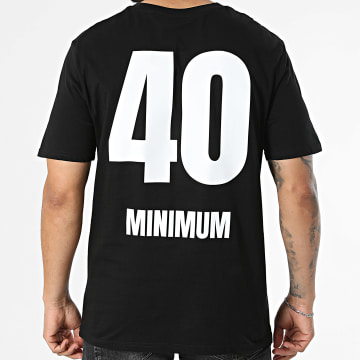 Bryan Transformation - T-Shirt Oversize 40 Minimum Zwart Wit