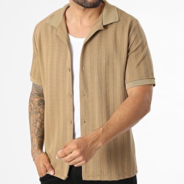 KZR - Chemise Manches Courtes Estivale 326 Camel