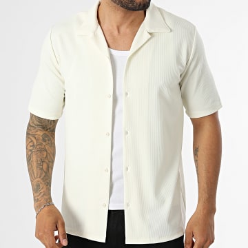 KZR - Chemise Manches Courtes 327 Beige Clair