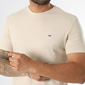 Tommy Jeans - T-Shirt Slim Jaspe 0363 Beige