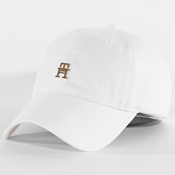 Tommy Hilfiger - Casquette Femme Elevated Chic Washed 8917 Blanc Doré
