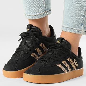 Adidas Sportswear - Baskets Femme VL Court 3.0 JP5355 Core Black Shadow Brown Matte Gold