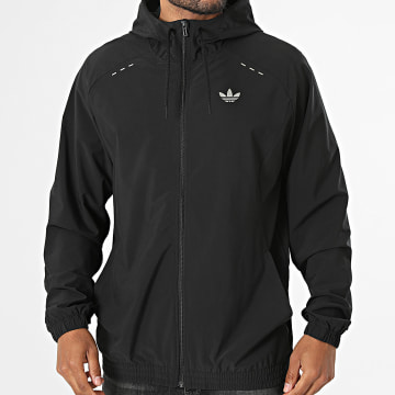 Adidas Originals - Veste Capuche Zippée Tech Essential KH3023 Noir