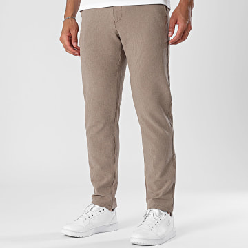 Classic Series - Pantalon Texturé 979 Beige Foncé