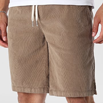 Classic Series - Short Velours Côtelé Regular Fit Joey Marron