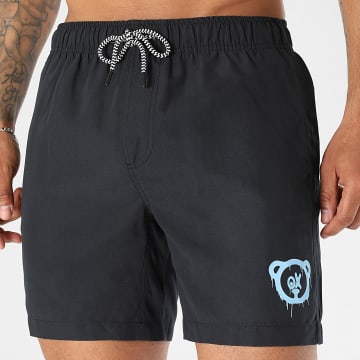 Teddy Yacht Club - Swim Short Andrew Black Light Blue