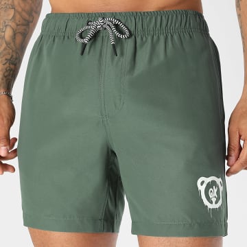 Teddy Yacht Club - Swim Short Andrew Khaki Green White