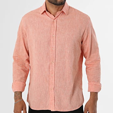 Classic Series - Camicia Maniche Lunghe Regular Fit 810 Arancione Mélange