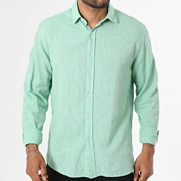 Classic Series - Camicia Maniche Lunghe Regular Fit 810 Verde Mélange