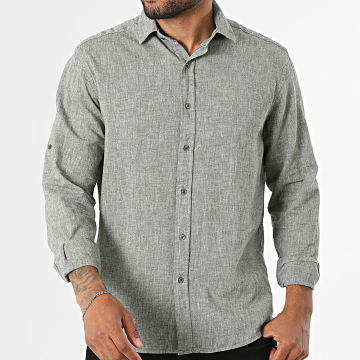 Classic Series - Camicia Maniche Lunghe Regular Fit 810 Verde Kaki Mélange