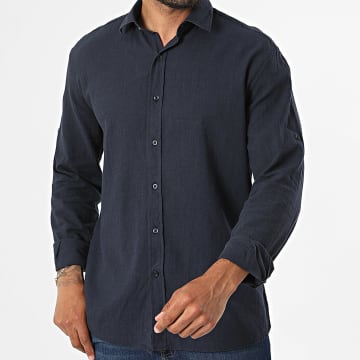 Classic Series - Camicia a maniche lunghe Regular Fit 810 Blu Navy