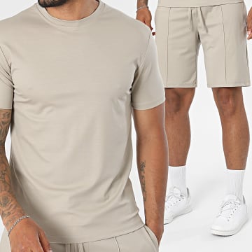 Frilivin - Conjunto T-Shirt E Calção de Treino 201 Bege