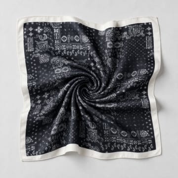 Frilivin - Foulard L39 Negro Beige Claro Bandana