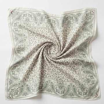 Frilivin - Pañuelo L50 Blanco Verde Bandana