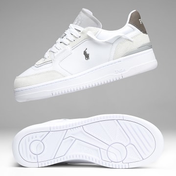 Polo Ralph Lauren - Sapatilhas Open Master Branco Cinzento