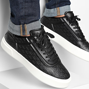 Calvin Klein - Zapatillas Cupsole Oxford Lup 2132 Negro Gris Claro