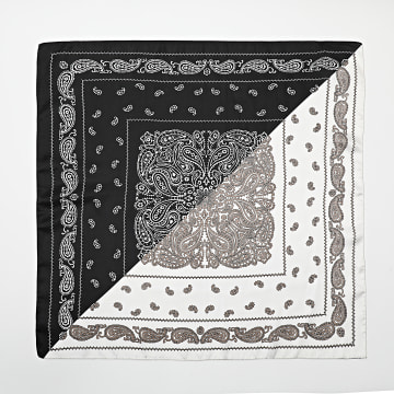 Frilivin - Foulard L38 Negro Blanco Bandana