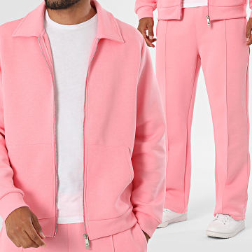 Fusional - Co-ord set Jass Met Rits En Joggingbroek U07 Roze