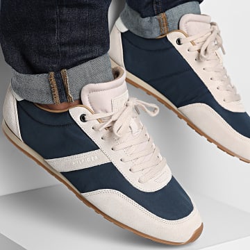 Tommy Hilfiger - Baskets Low Run Icon Summer Mix 5905 Desert Sky Classic Stone