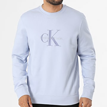 Calvin Klein - Felpa Crewneck RG278 Blu Chiaro