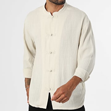 Fusional - Overhemd Lange Mouwen Tang 201 Beige