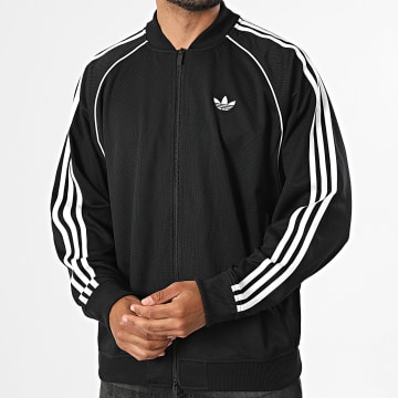 Adidas Originals - Chaqueta con Cremallera y Bandas KR1374 Negro