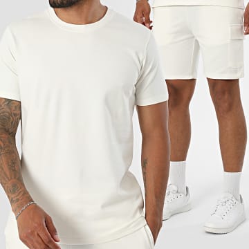 Classic Series - Set aus T-Shirt und Cargo-Shorts Tank Hellbeige