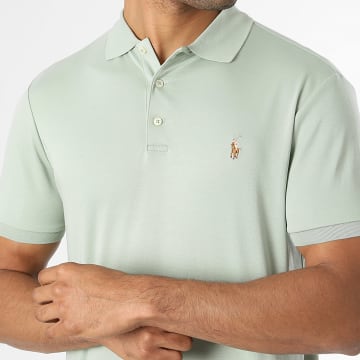 Polo Ralph Lauren - Polo de manga corta custom slim fit Oxford verde