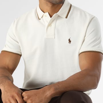 Polo Ralph Lauren - Short Sleeve Polo Custom Slim Original Player Beige
