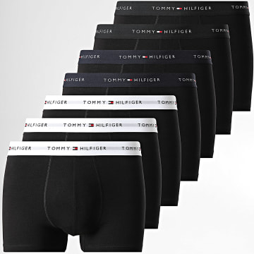Tommy Hilfiger - Lot De 7 Boxers 3873 Noir Blanc Bleu Marine