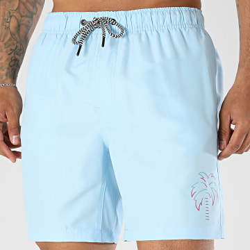 Luxury Lovers - Pantaloncino da bagno Vice City Azzurro Chiaro