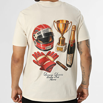 Luxury Lovers - Tee Shirt Oversize Grand Prix Beige