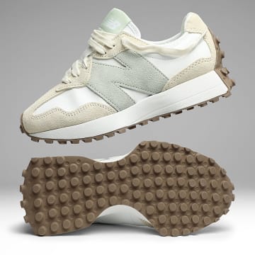 New Balance - Sneakers Women 327 W327SUB White Beige Green