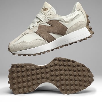 New Balance - Sneakers Women 327 W327SUC White Brown