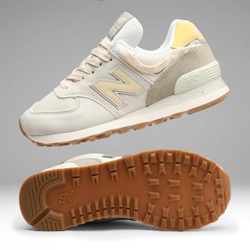 New Balance - Sneakers Women 574 W574VA Beige Yellow
