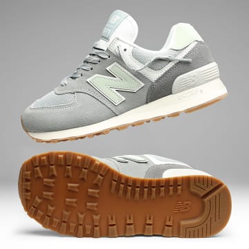 New Balance - Sneakers Women 574 W574VY Grey Green