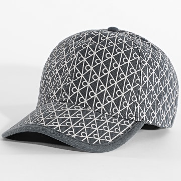 Calvin Klein - Gorra Emblem Print Parche Cuero 5029 Gris Beige