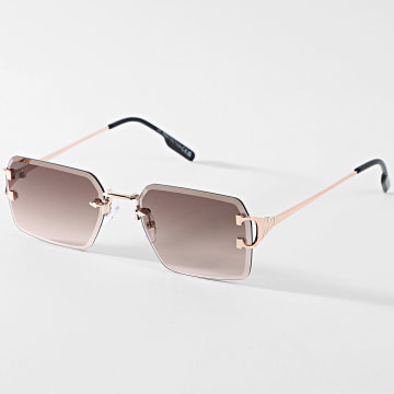 Classic Series - Lunettes De Soleil 844 Marron Doré