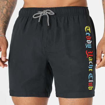 Teddy Yacht Club - Short De Bain Colors Typo Noir